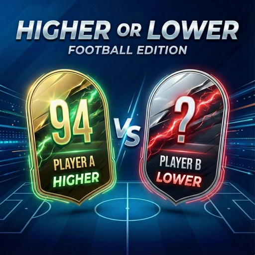Higher Lower: Football Edition