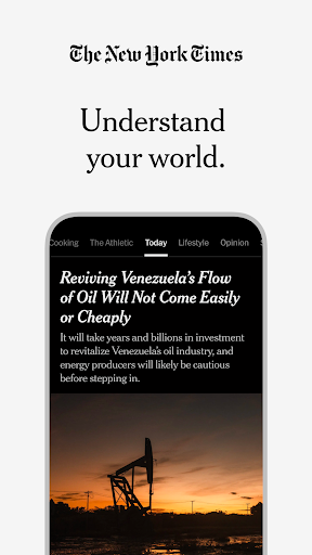 NYTimes: US and Global News ekran görüntüsü