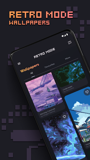 Retro Mode - Wallpapers ekran görüntüsü
