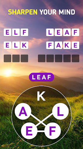 Serene Word: Word Wheel Puzzle ekran görüntüsü