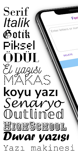 Fonts: Yazı Tiplerini Değiştir ekran görüntüsü