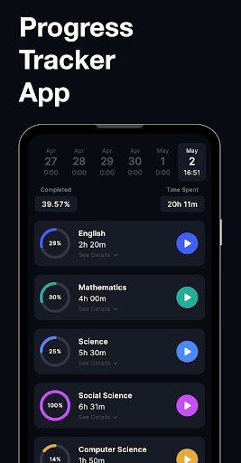 TrackIt: Study Tracker & Timer ekran görüntüsü