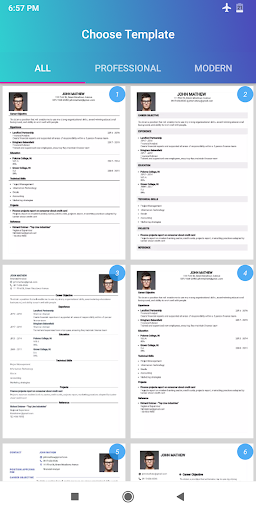 CV oluştur - CV harzirlama PDF ekran görüntüsü