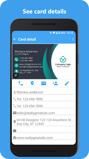 CardScan - Kartvizit Tarayıcı ekran görüntüsü