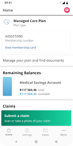 Anglo Medical Scheme ekran görüntüsü