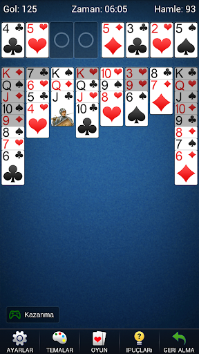 FreeCell Solitaire - Kart ekran görüntüsü