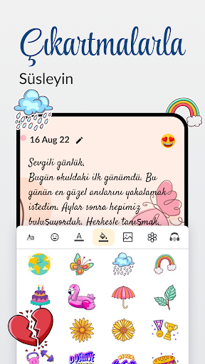Günlüğüm: Journal with lock ekran görüntüsü