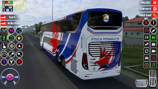 Bus Game Way Coach Bus Driving ekran görüntüsü