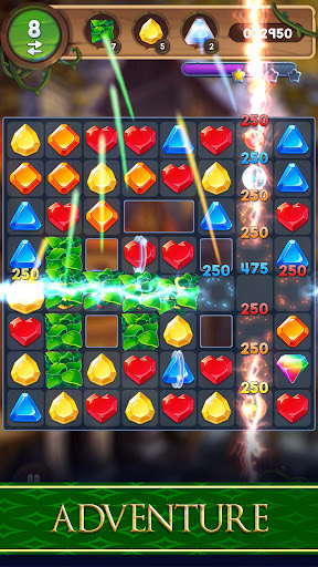 Avalon Jewels Match-3 ekran görüntüsü