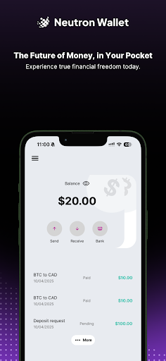 Neutron: LN Bitcoin Wallet ekran görüntüsü