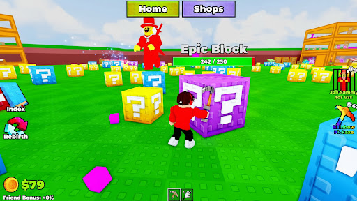Lucky Block Smash: Obby World ekran görüntüsü