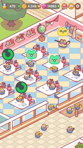 Cat School : Idle Cute Tycoon ekran görüntüsü