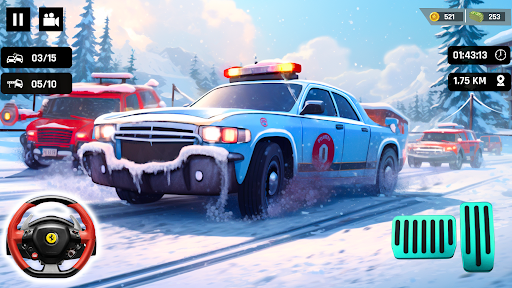 Police Car Kids Driving Game ekran görüntüsü