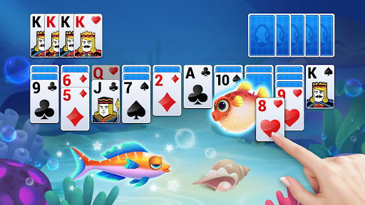 Spider Solitaire Fish ekran görüntüsü