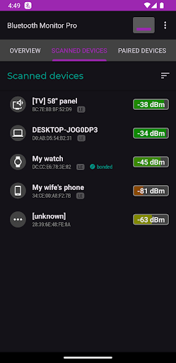 Bluetooth Monitor Pro ekran görüntüsü