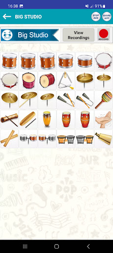 Drums Bass Beats Music Studio ekran görüntüsü