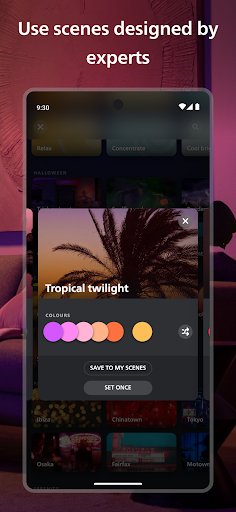 Philips Hue ekran görüntüsü