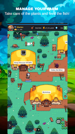 Mana Storia - Pixel MMORPG ekran görüntüsü