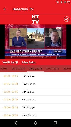 Haberturk TV ekran görüntüsü