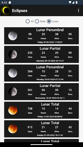 Eclipse Countdown ekran görüntüsü