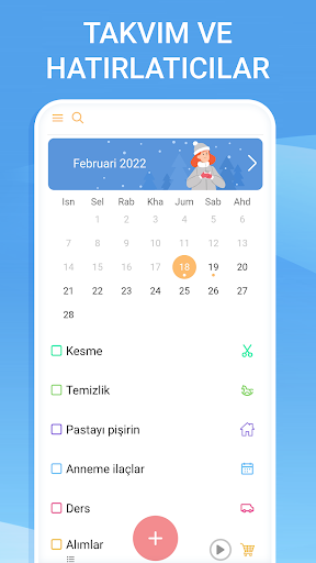 Yapılacaklar listesi - rutin ekran görüntüsü
