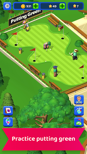 Idle Golf Club Manager Tycoon ekran görüntüsü