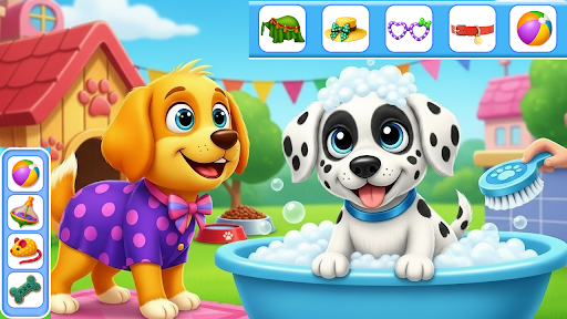 Puppy Pets Vet Dog Caring Game ekran görüntüsü