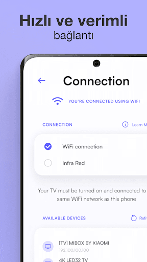 Xiaomi Mibox uzaktan kumanda ekran görüntüsü