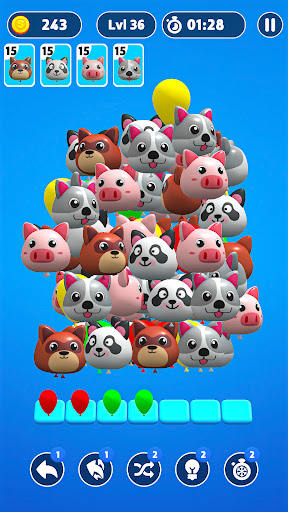 Triple Balloon Pop - Match 3 ekran görüntüsü