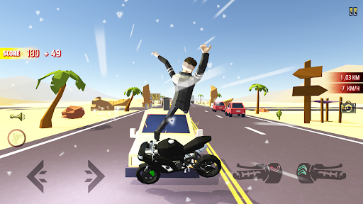 Moto Mad Racing Bisiklet Oyunu ekran görüntüsü
