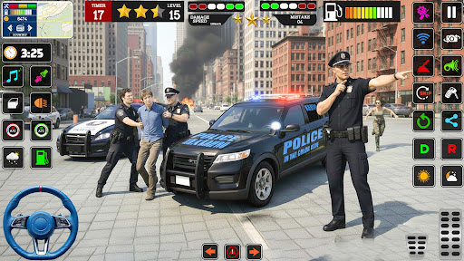 US Police Chase Car Game 3d ekran görüntüsü