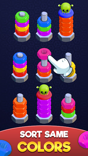 Nuts and Bolts: Sort Puzzle ekran görüntüsü