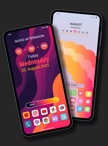 Modern Theme Launcher 2025 ekran görüntüsü