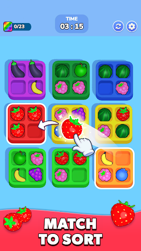 Food Basket Color Match ekran görüntüsü