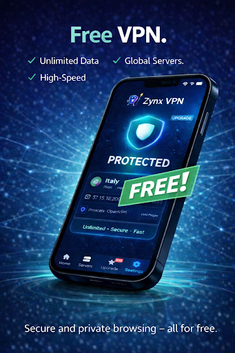 Zynx VPN: Fast & Secure VPN ekran görüntüsü