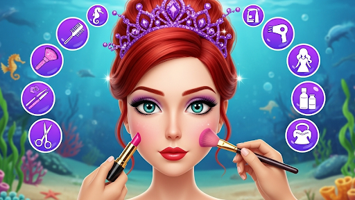 Mermaid Girls Fashion Makeover ekran görüntüsü