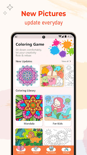 Coloring Games: Color Painting ekran görüntüsü