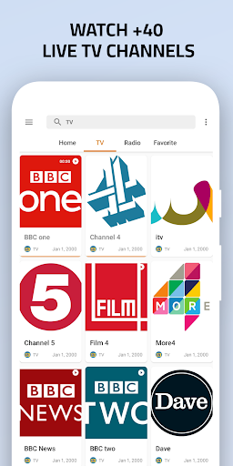 UK Live TV & Radio ekran görüntüsü