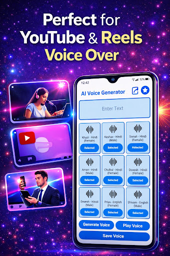 Text to Voice Generator (TTS) ekran görüntüsü