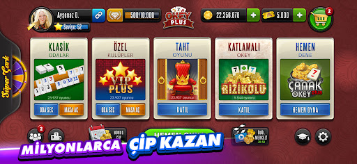 Okey Plus - En Kalabalık Okey! ekran görüntüsü