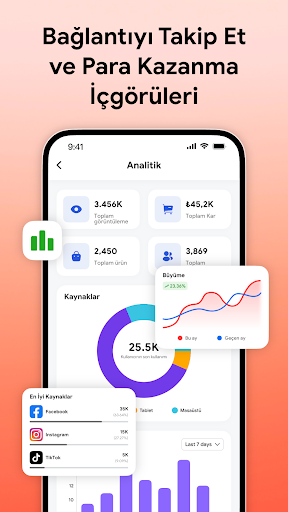 Linkbio - Web sitesi oluştur ekran görüntüsü