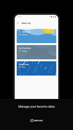 OnePlus Weather ekran görüntüsü