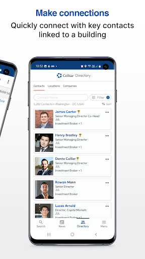 CoStar Commercial Real Estate ekran görüntüsü
