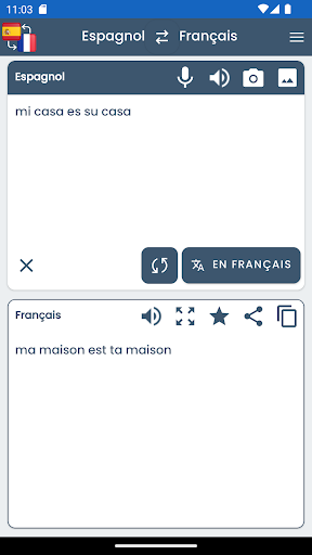 Traducteur Français Espagnol ekran görüntüsü