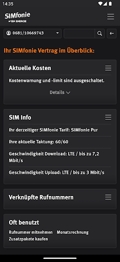 SIMfonie ekran görüntüsü