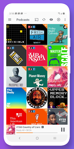 Podcast Addict: Podcast player ekran görüntüsü