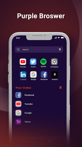 Purple Browser - Protection ekran görüntüsü