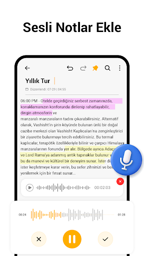 Not Defteri : Notlarım ekran görüntüsü