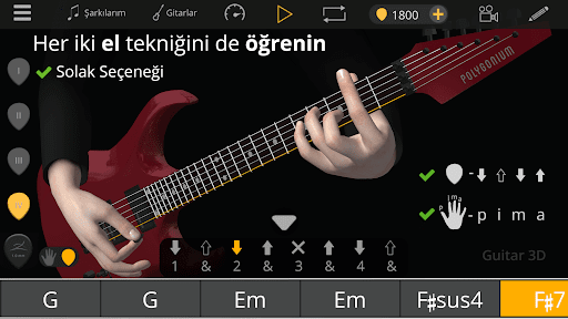 Guitar 3D - Temel Akorlar ekran görüntüsü