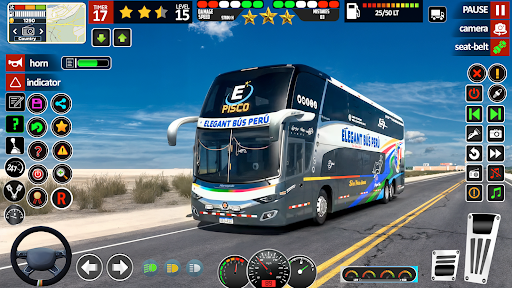 City Bus Games Coach Bus 3D ekran görüntüsü